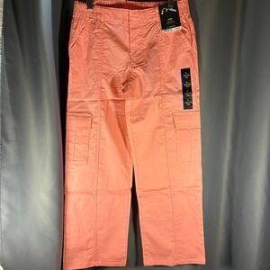 Art Class Girls Cargo Pants Mid Rise Relaxed Leg Peach Size Large (10/12)